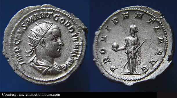 монета Древнего Рима