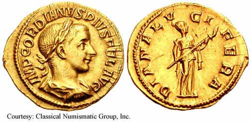 монета Древнего Рима