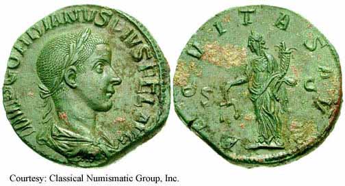 монета Древнего Рима