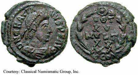 монета Древнего Рима