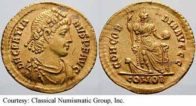 монета Древнего Рима