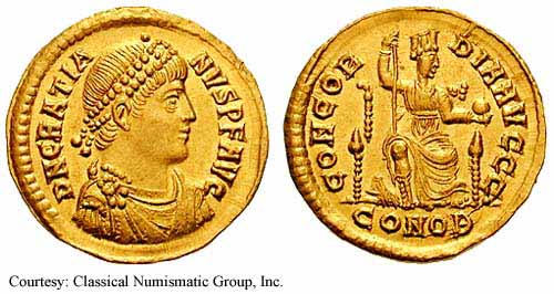 монета Древнего Рима