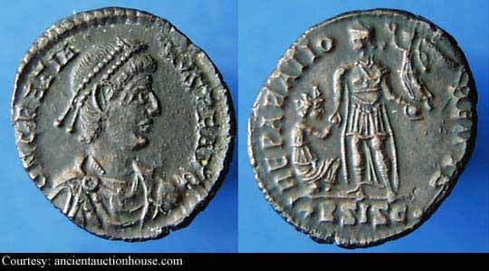 монета Древнего Рима