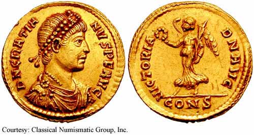 монета Древнего Рима