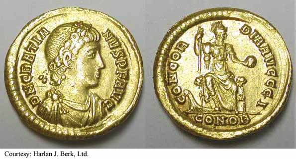 монета Древнего Рима