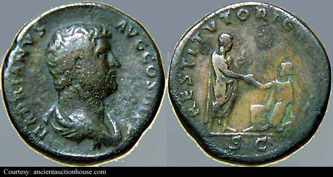 монета Древнего Рима