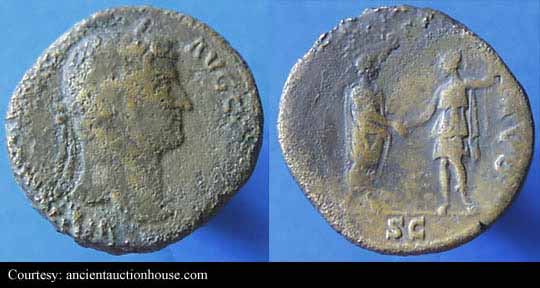 монета Древнего Рима