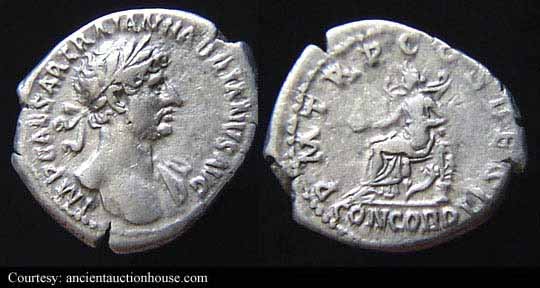 монета Древнего Рима