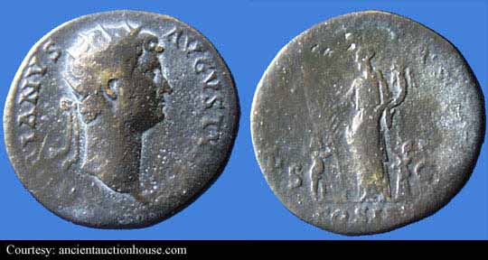 монета Древнего Рима