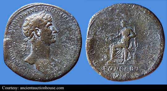 монета Древнего Рима