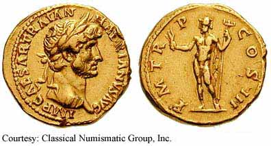 монета Древнего Рима