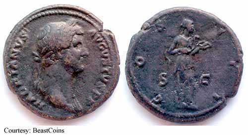 монета Древнего Рима