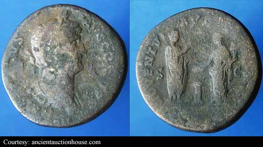 монета Древнего Рима