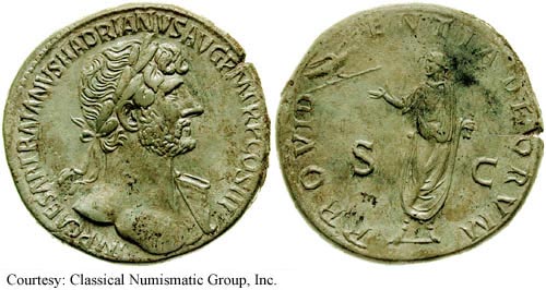 монета Древнего Рима