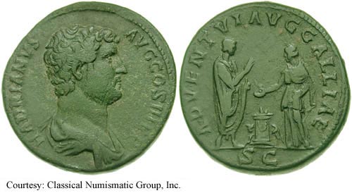 монета Древнего Рима