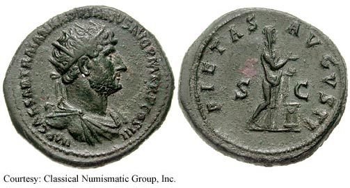 монета Древнего Рима