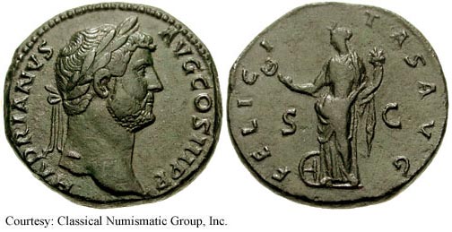 монета Древнего Рима