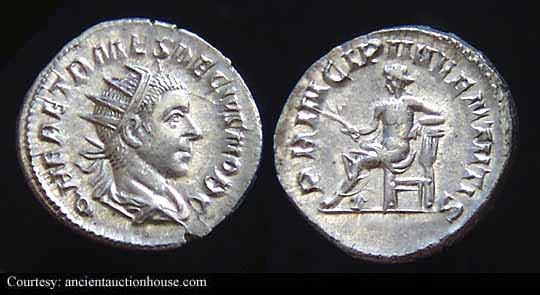 монета Древнего Рима