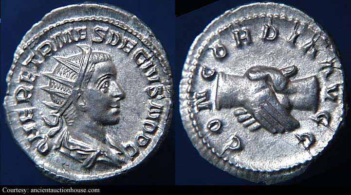 монета Древнего Рима