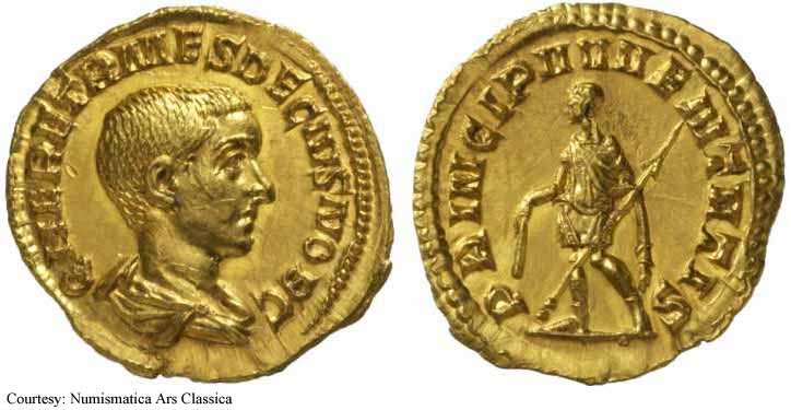 монета Древнего Рима