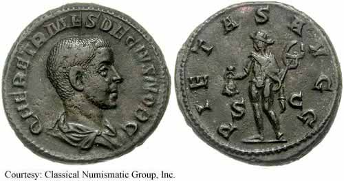 монета Древнего Рима