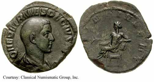 монета Древнего Рима