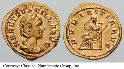 монета Древнего Рима