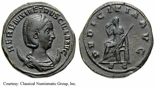 монета Древнего Рима