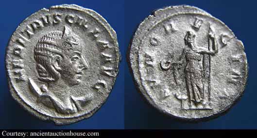 монета Древнего Рима