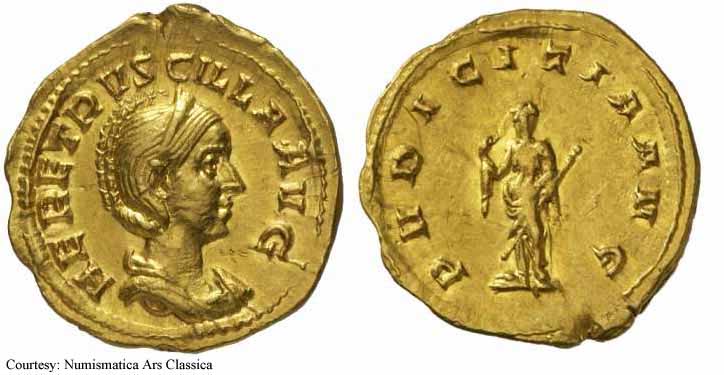 монета Древнего Рима