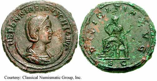 монета Древнего Рима