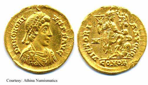 монета Древнего Рима