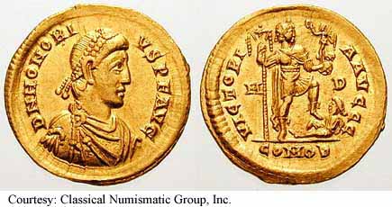 монета Древнего Рима