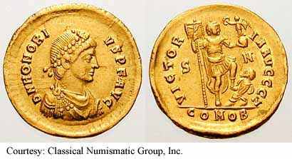 монета Древнего Рима