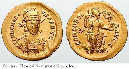 монета Древнего Рима