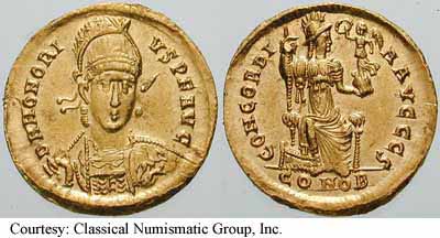 монета Древнего Рима