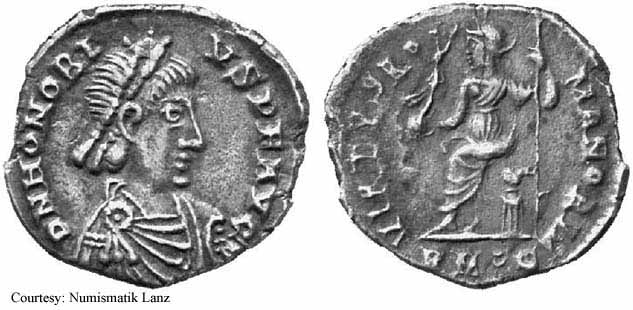 монета Древнего Рима