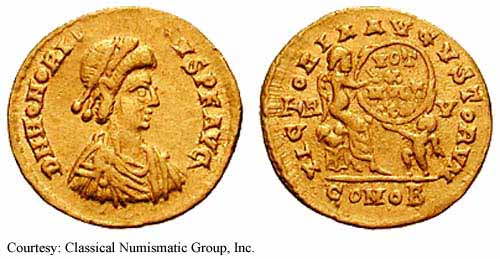 монета Древнего Рима