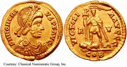 монета Древнего Рима