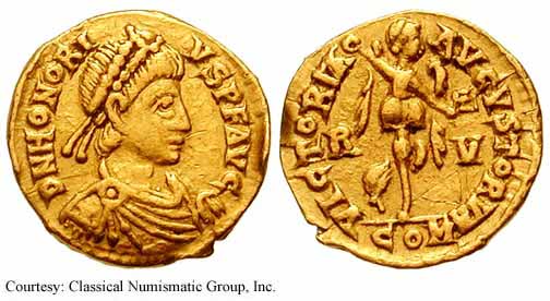 монета Древнего Рима