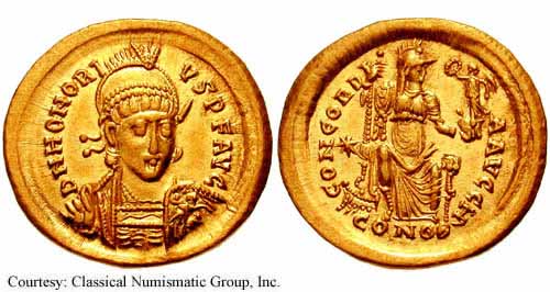 монета Древнего Рима