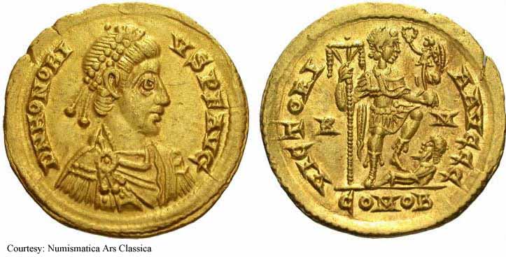 монета Древнего Рима