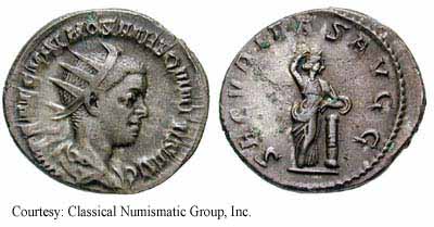 монета Древнего Рима