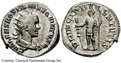 монета Древнего Рима