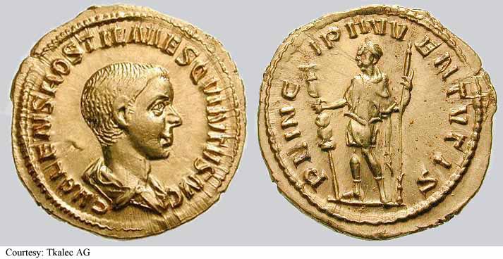 монета Древнего Рима