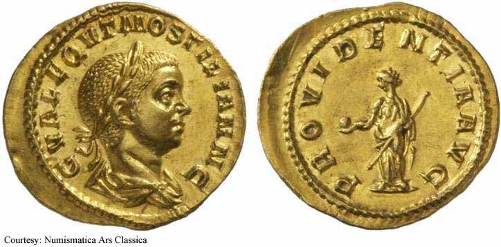 монета Древнего Рима