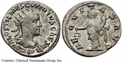 монета Древнего Рима