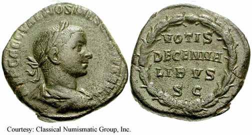 монета Древнего Рима