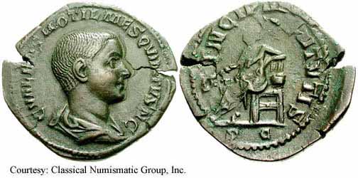 монета Древнего Рима