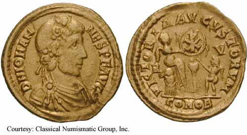 монета Древнего Рима